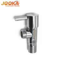 Hight quality chrome plate new design bathroom toilet 90 degree water angle cock valve